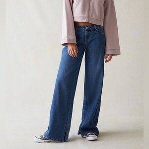 PacSun Eco Dark Indigo Low Rise Baggy Jeans
